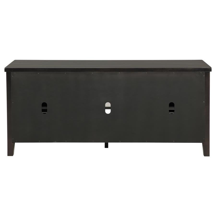 Concord 2-door 60-inch TV Stand Console Distressed Java - Home & Sleep Outlet