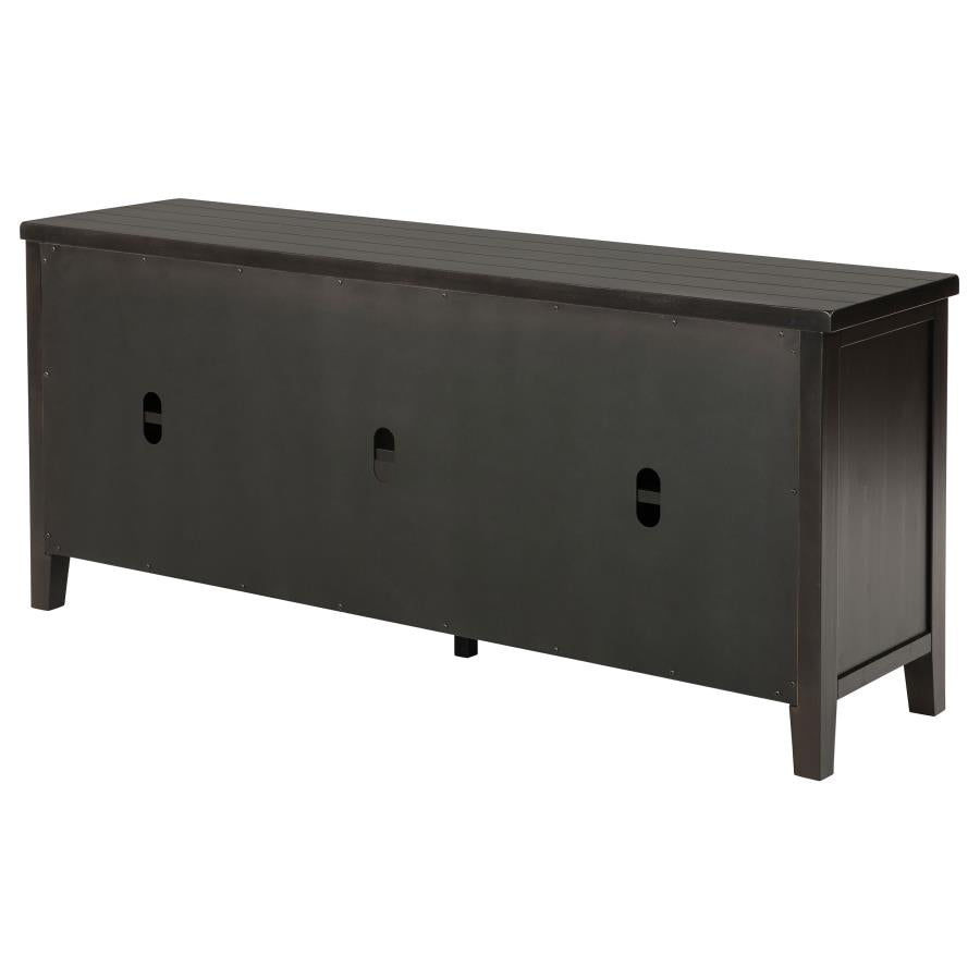 Concord 2-door 60-inch TV Stand Console Distressed Java - Home & Sleep Outlet