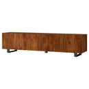 Trask 86-inch Wood TV Stand Media Console Mango Brown - Home & Sleep Outlet