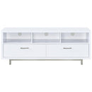 Casey 2-drawer Engineered Wood 60-inch TV Stand White - Home & Sleep Outlet