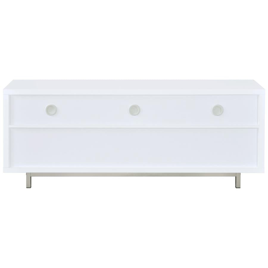 Casey 2-drawer Engineered Wood 60-inch TV Stand White - Home & Sleep Outlet