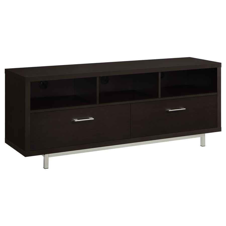 Casey 2-drawer Engineered Wood 60-inch TV Stand Cappuccino - Home & Sleep Outlet