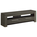 Elkton 2-drawer Engineered Wood 59-inch TV Stand Weathered Grey - Home & Sleep Outlet