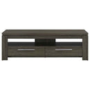 Elkton 2-drawer Engineered Wood 59-inch TV Stand Weathered Grey - Home & Sleep Outlet