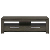 Elkton 2-drawer Engineered Wood 59-inch TV Stand Weathered Grey - Home & Sleep Outlet