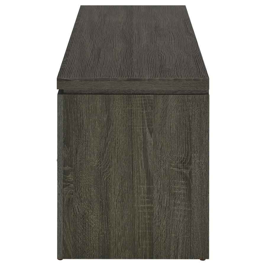 Elkton 2-drawer Engineered Wood 59-inch TV Stand Weathered Grey - Home & Sleep Outlet