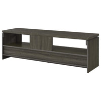 Elkton 2-drawer Engineered Wood 59-inch TV Stand Weathered Grey - Home & Sleep Outlet