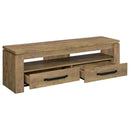 Elkton 2-drawer Engineered Wood 59-inch TV Stand Mango - Home & Sleep Outlet