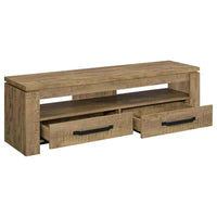 Elkton 2-drawer Engineered Wood 59-inch TV Stand Mango - Home & Sleep Outlet
