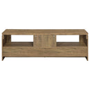 Elkton 2-drawer Engineered Wood 59-inch TV Stand Mango - Home & Sleep Outlet