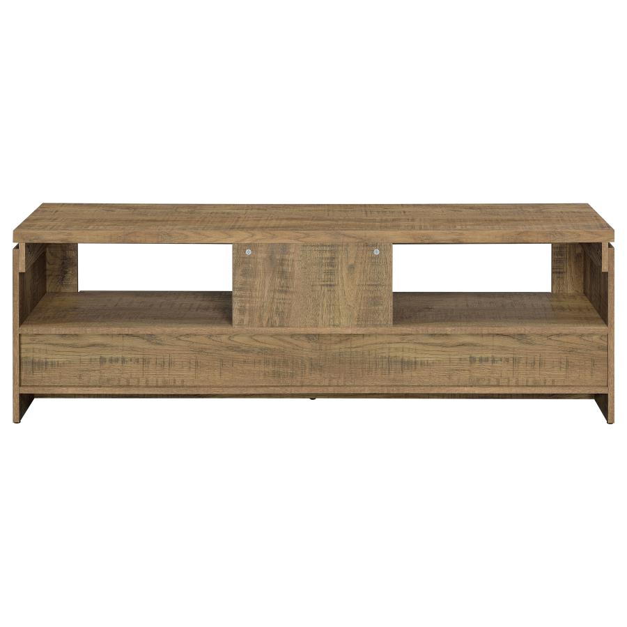 Elkton 2-drawer Engineered Wood 59-inch TV Stand Mango - Home & Sleep Outlet