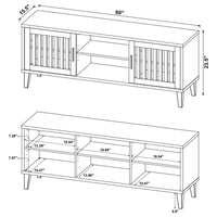 Sedona 2-door Engineered Wood 60-inch TV Stand Dark Pine - Home & Sleep Outlet