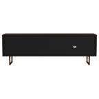 Home & Sleep Outlet - Marsden 2-door Mango Wood 70-inch TV Stand Charcoal Black