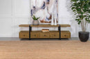 Otto 5-drawer Mango Wood 70-inch TV Stand Media Console Brown