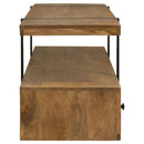 Otto 5-drawer Mango Wood 70-inch TV Stand Media Console Brown