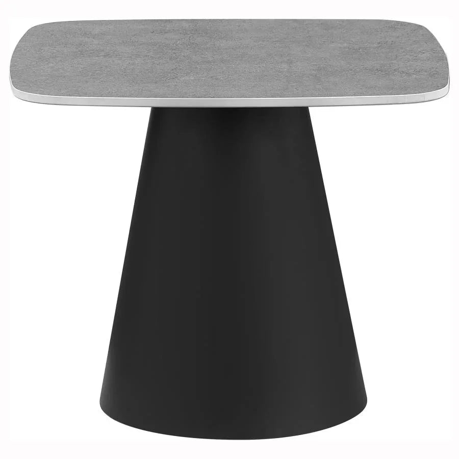 Home & Sleep Outlet - Eason 2-piece Cocktail Coffee Table Set Concrete and Black