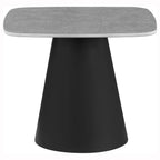 Home & Sleep Outlet - Eason 2-piece Cocktail Coffee Table Set Concrete and Black