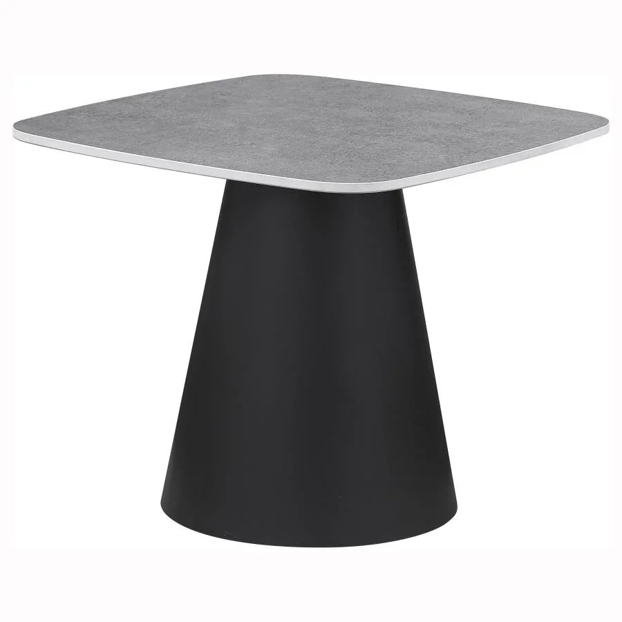 Home & Sleep Outlet - Eason 2-piece Cocktail Coffee Table Set Concrete and Black