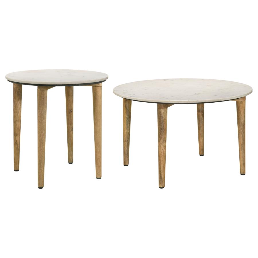 Home & Sleep Outlet - Aldis 2-piece Coffee and End Table Set White