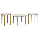 Aldis 3-piece Coffee and End Table Set White