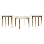 Home & Sleep Outlet - Aldis 3-piece Coffee and End Table Set White