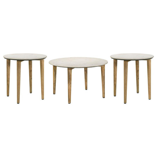 Home & Sleep Outlet - Aldis 3-piece Coffee and End Table Set White