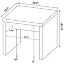 Lynette 3-piece Rectangular Coffee and End Table Set Mango