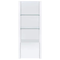 Jude 3-piece 71-inch TV Entertainment Center White High Gloss