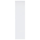 Jude 3-shelf Engineered Wood Media Tower High Gloss White