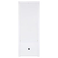 Jude 3-shelf Engineered Wood Media Tower High Gloss White