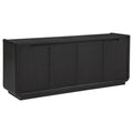 Home & Sleep Outlet - Leandro 72-inch 4-door TV Stand Media Console Burnished Black