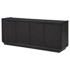Home & Sleep Outlet - Leandro 72-inch 4-door TV Stand Media Console Burnished Black