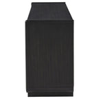 Home & Sleep Outlet - Leandro 72-inch 4-door TV Stand Media Console Burnished Black