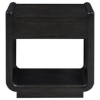 Home & Sleep Outlet - Leandro 1-drawer Wood Occasional Side End Table Burnished Black