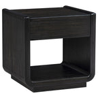 Home & Sleep Outlet - Leandro 2-piece Wood Coffee and End Table Set Burnished Black