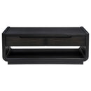 Leandro 3-piece Wood Coffee and End Table Set Burnished Black