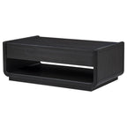 Home & Sleep Outlet - Leandro 2-drawer Wood Cocktail Coffee Table Burnished Black