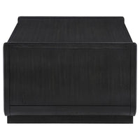 Leandro 2-drawer Wood Cocktail Coffee Table Burnished Black