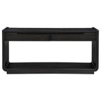 Home & Sleep Outlet - Leandro 2-drawer Entryway Sofa Console Table Burnished Black