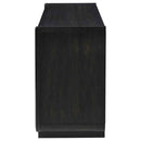 Leandro 2-drawer Entryway Sofa Console Table Burnished Black