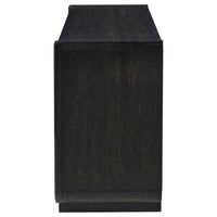 Leandro 2-drawer Entryway Sofa Console Table Burnished Black