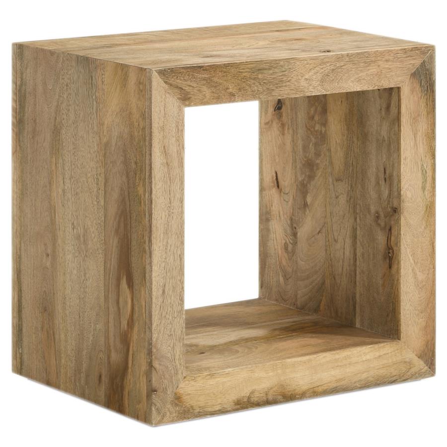 Home & Sleep Outlet - Benton Rectangular Solid Wood End Table Natural