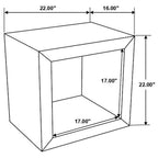 Home & Sleep Outlet - Benton Rectangular Solid Wood End Table Natural