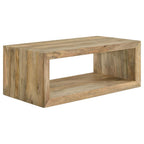 Home & Sleep Outlet - Benton 2-piece Solid Mango Coffee and End Table Set Natural