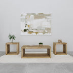 Home & Sleep Outlet - Benton 3-piece Solid Mango Coffee and End Table Set Natural