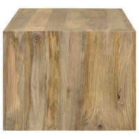 Benton Rectangular Solid Wood Coffee Table Natural