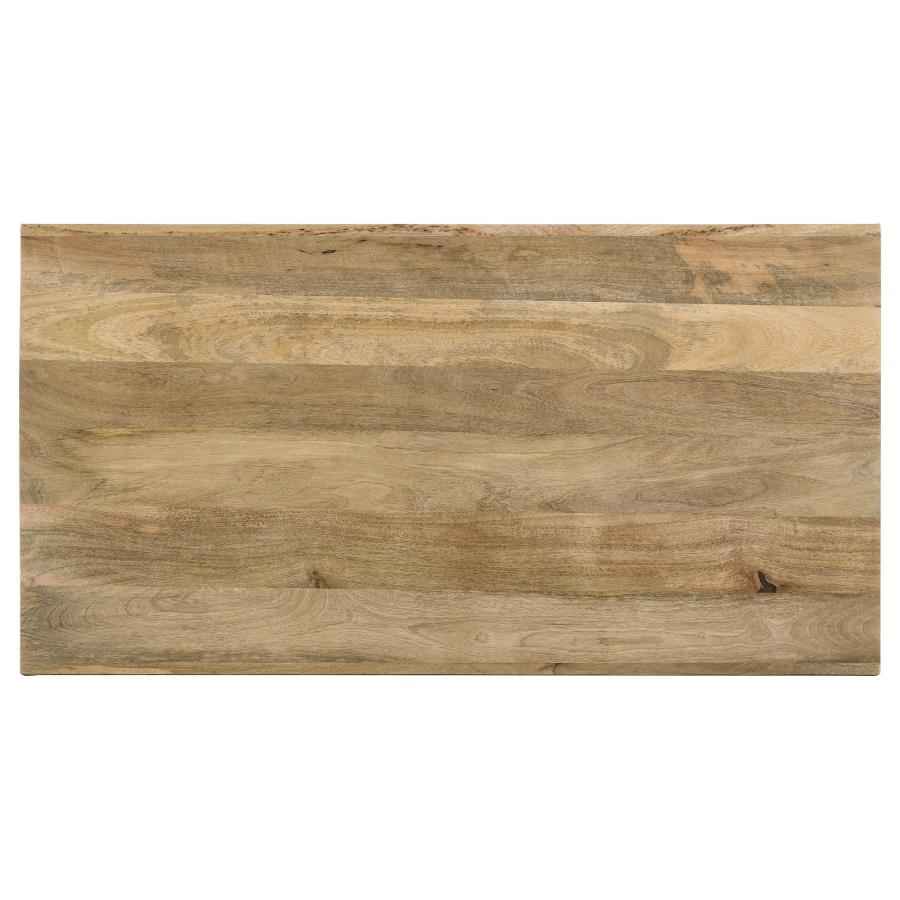 Benton Rectangular Solid Wood Coffee Table Natural