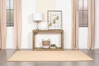 Home & Sleep Outlet - Benton Rectangular Solid Wood Sofa Console Table Natural