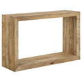 Home & Sleep Outlet - Benton Rectangular Solid Wood Sofa Console Table Natural