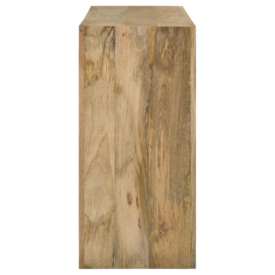 Home & Sleep Outlet - Benton Rectangular Solid Wood Sofa Console Table Natural